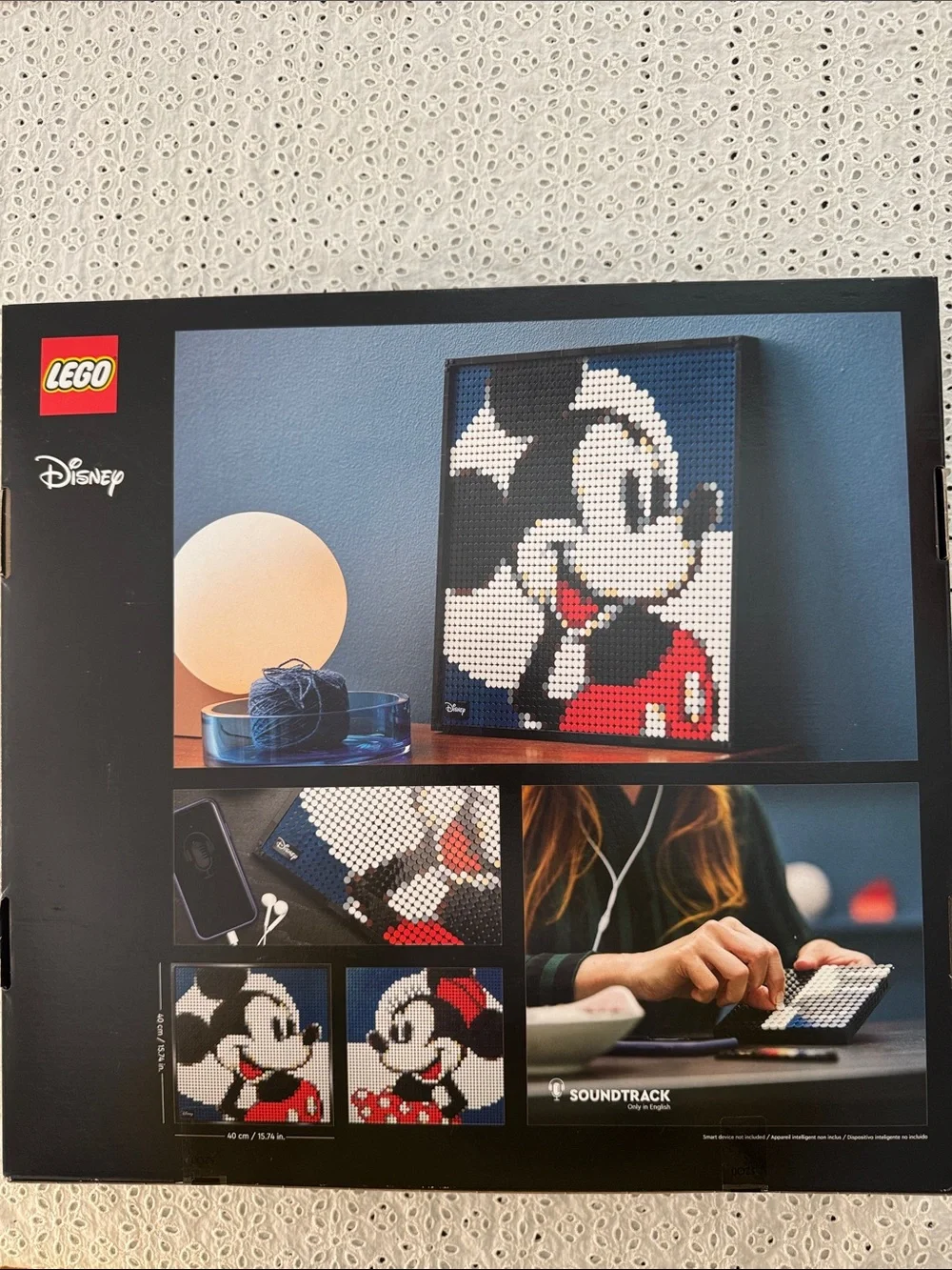 Lego Mickey Mouse Pixel Art Mosaic- RETIRED